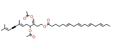 1,2-Dihydro-1-caulerpenyne (6E,9E,12EZ,15E)-octadeca-6,9,12,15-tetraenoate